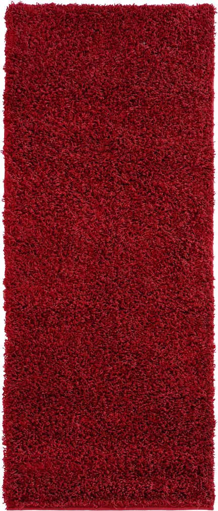 2' x 5' Solid Shag Runner Rug