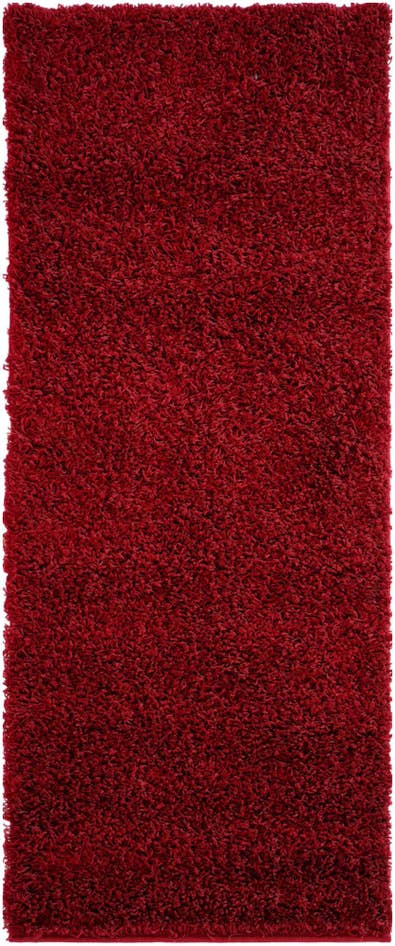 Detail image of 2' x 5' Solid Shag Runner Rug