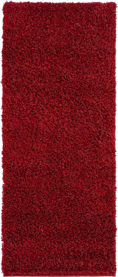 Detail image of 2' x 5' Solid Shag Runner Rug