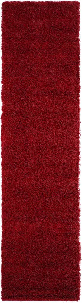 2' x 8' Solid Shag Runner Rug