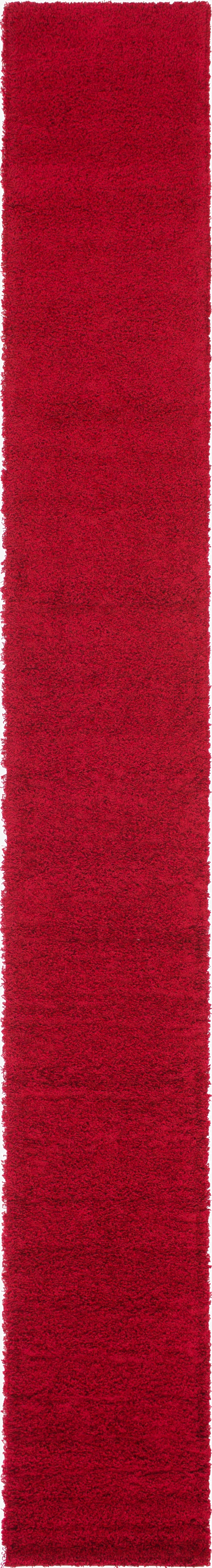 Primary image 2' 7 x 19' 8 Solid Shag Runner Rug