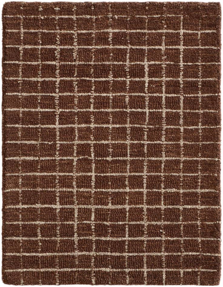 Detail image of 2' x 3' 1 Heritage Line Wool Rug