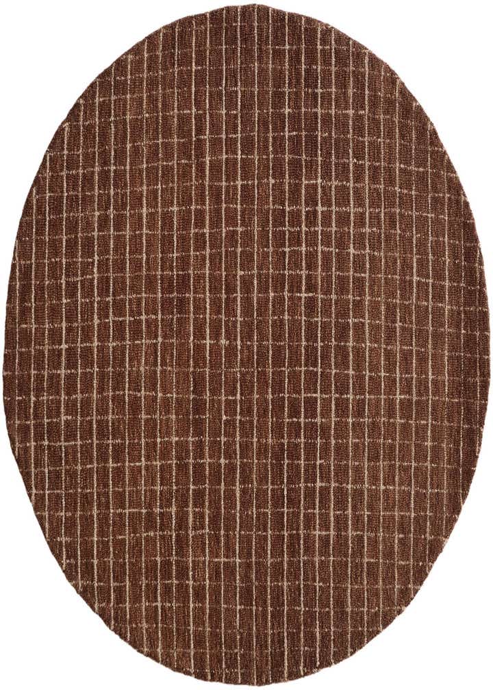 5' 1 x 5' 1 Heritage Line Wool Round Rug