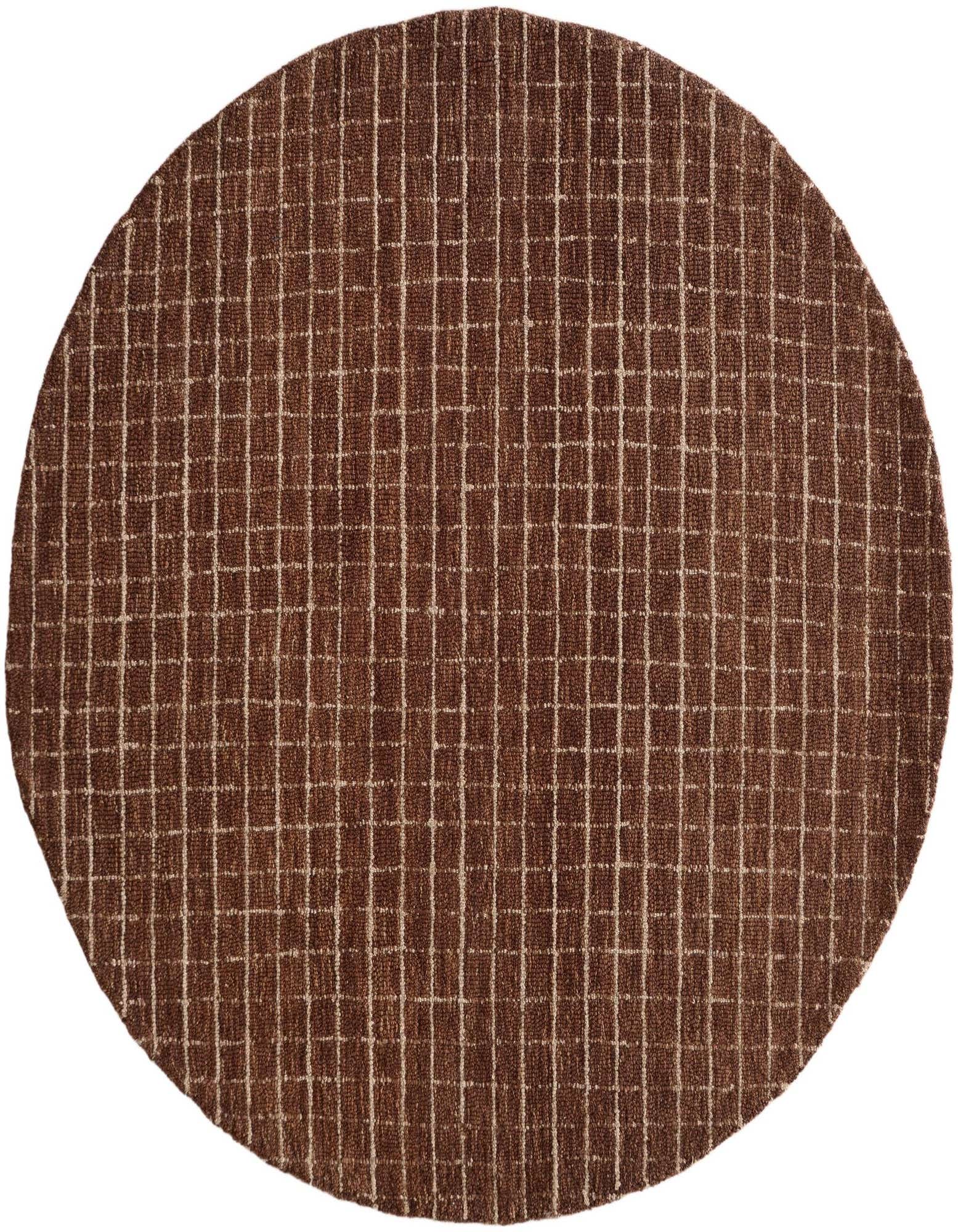 5' 1 x 5' 1 Heritage Line Wool Round Rug