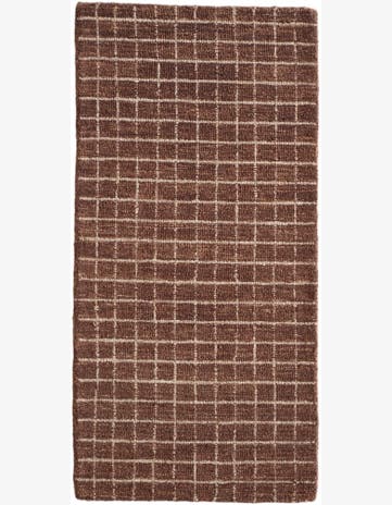 Chestnut Brown Heritage Line Wool Runner Rug