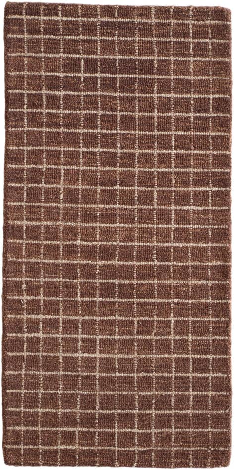 Detail image of 2' x 4' 1 Heritage Line Wool Runner Rug