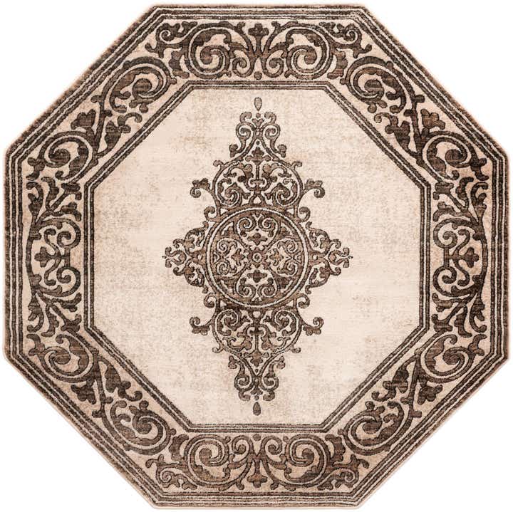 160cm x 160cm Hermitage Tapis Octogone