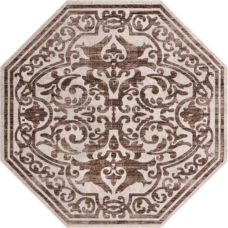 Detail image of 7' 10 x 7' 10 Hermitage Octagon Rug