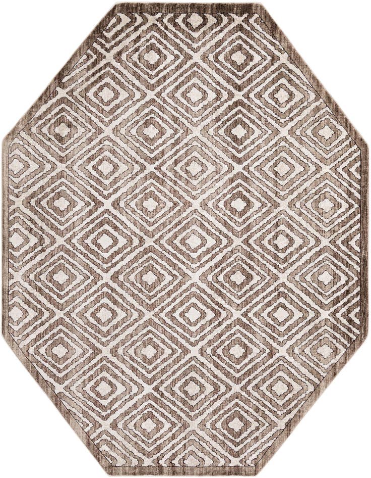 Detail image of 7' 10 x 7' 10 Hermitage Octagon Rug