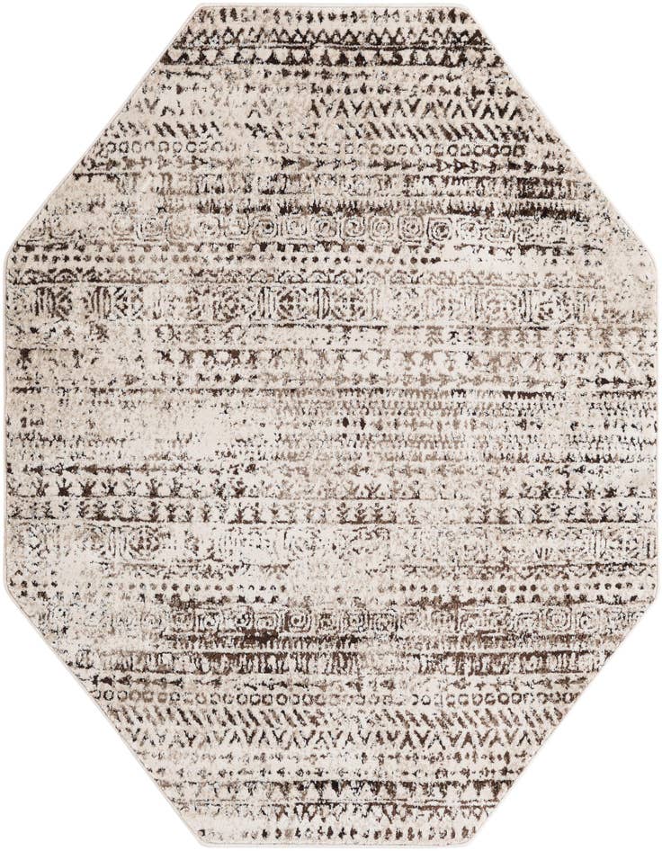 Detail image of 5' 3 x 5' 3 Hermitage Octagon Rug