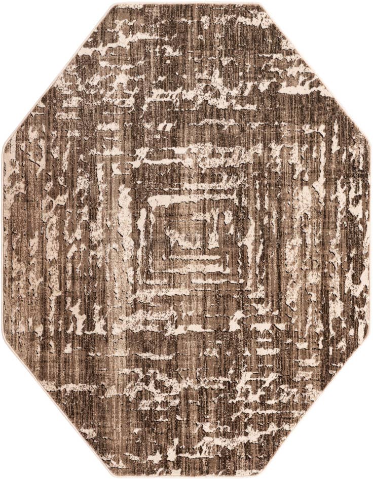 Detail image of 5' 3 x 5' 3 Hermitage Octagon Rug