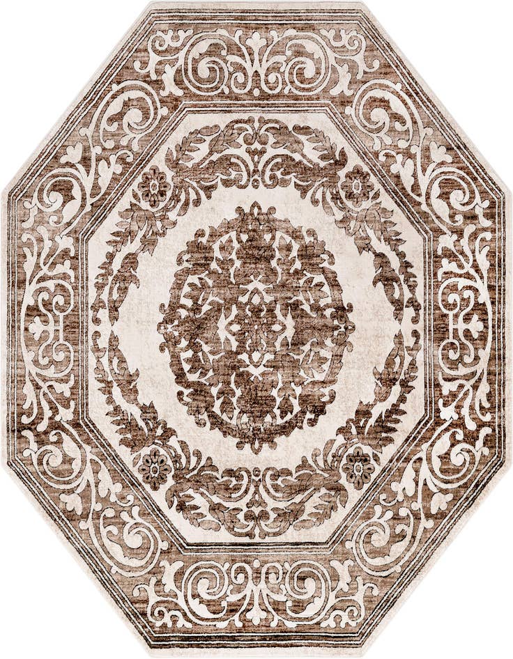 Detail image of 7' 10 x 7' 10 Hermitage Octagon Rug