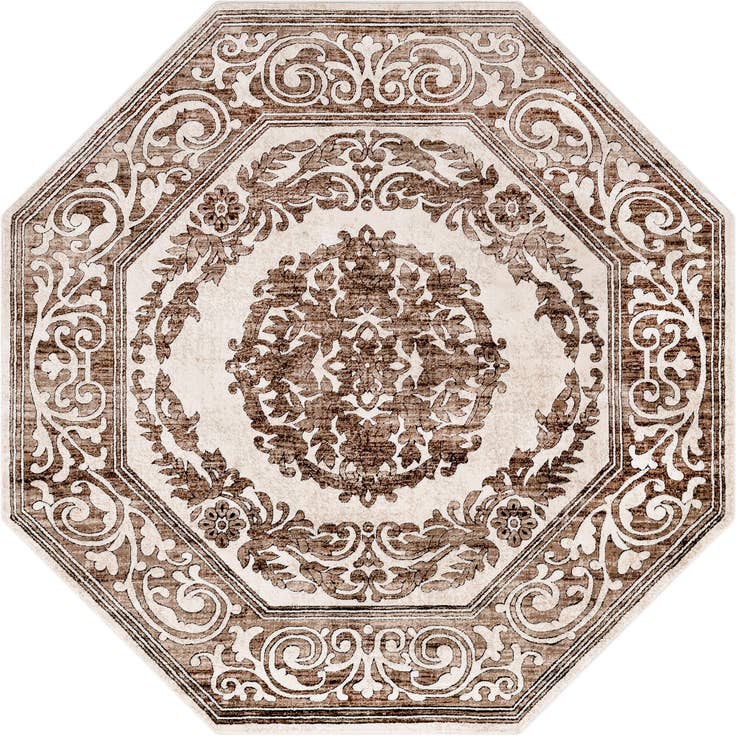 Detail image of 7' 10 x 7' 10 Hermitage Octagon Rug