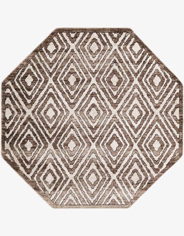 5' 3 x 5' 3 Hermitage Octagon Rug