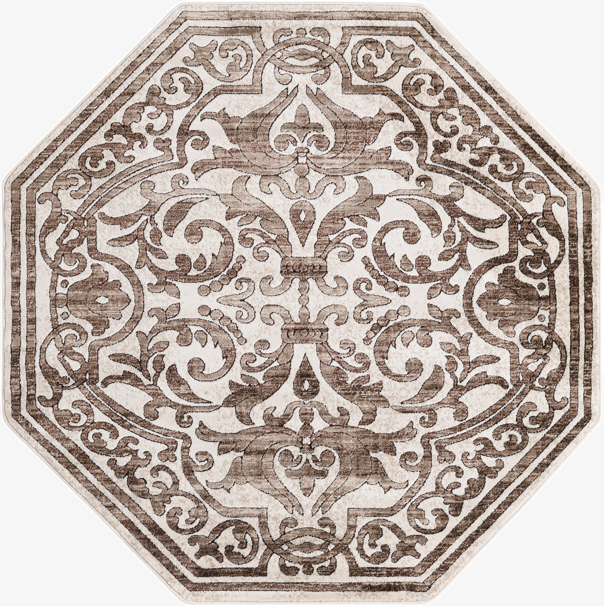 5' 3 x 5' 3 Hermitage Octagon Rug