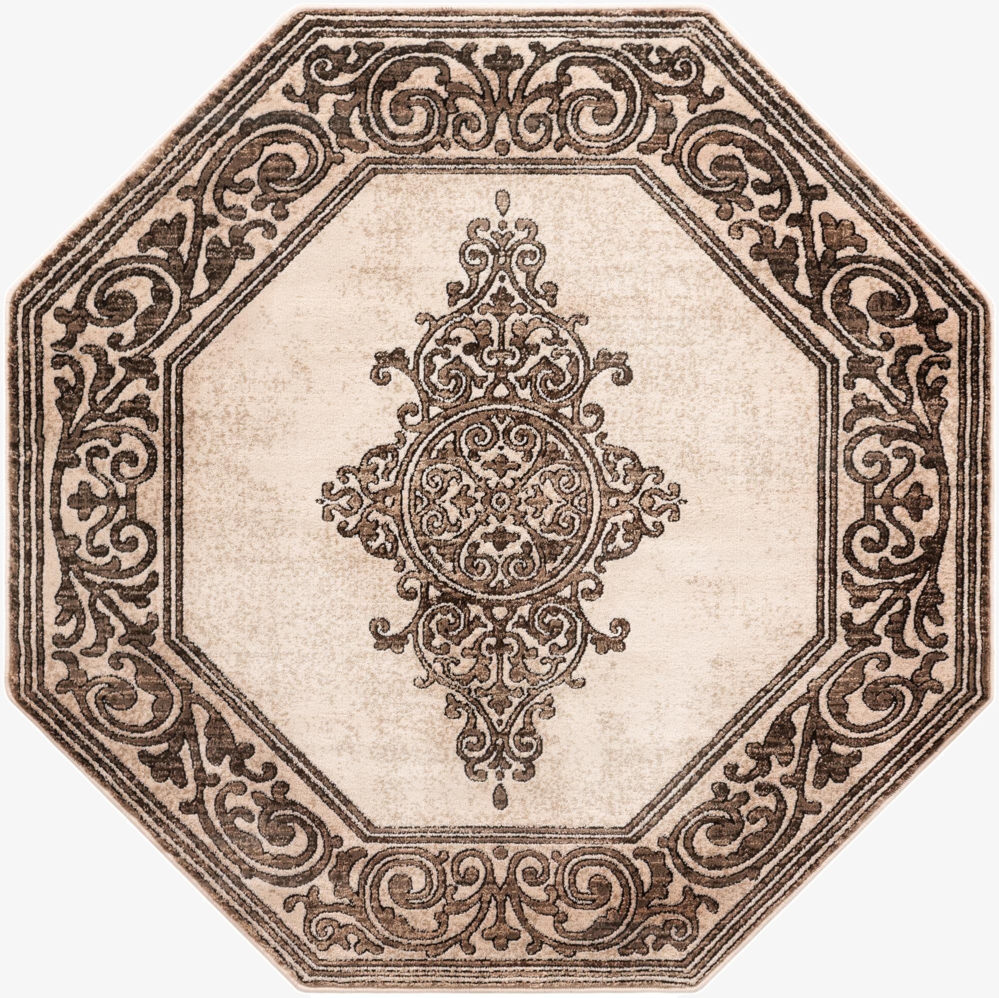 5' 3 x 5' 3 Hermitage Octagon Rug