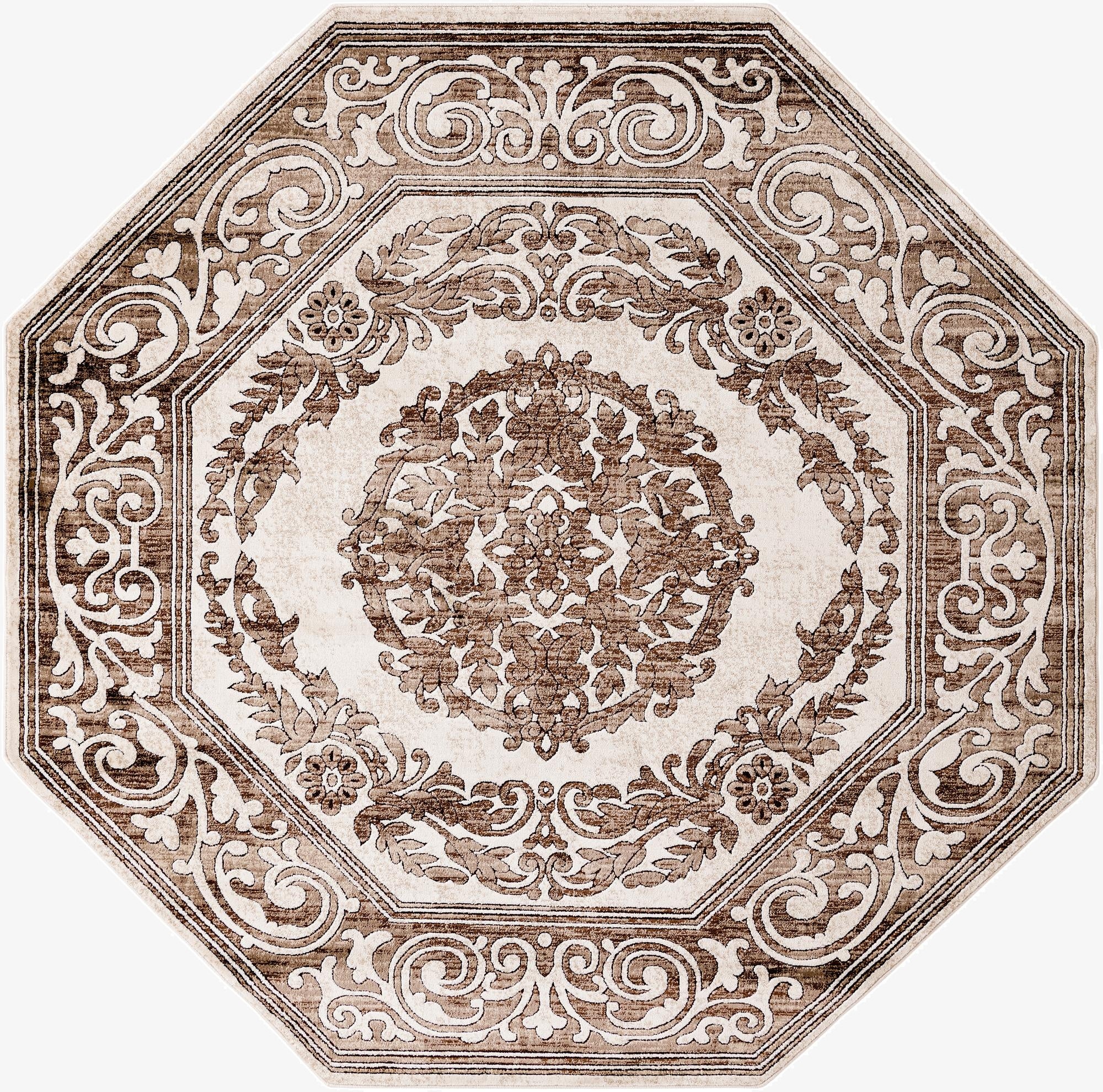 5' 3 x 5' 3 Hermitage Octagon Rug