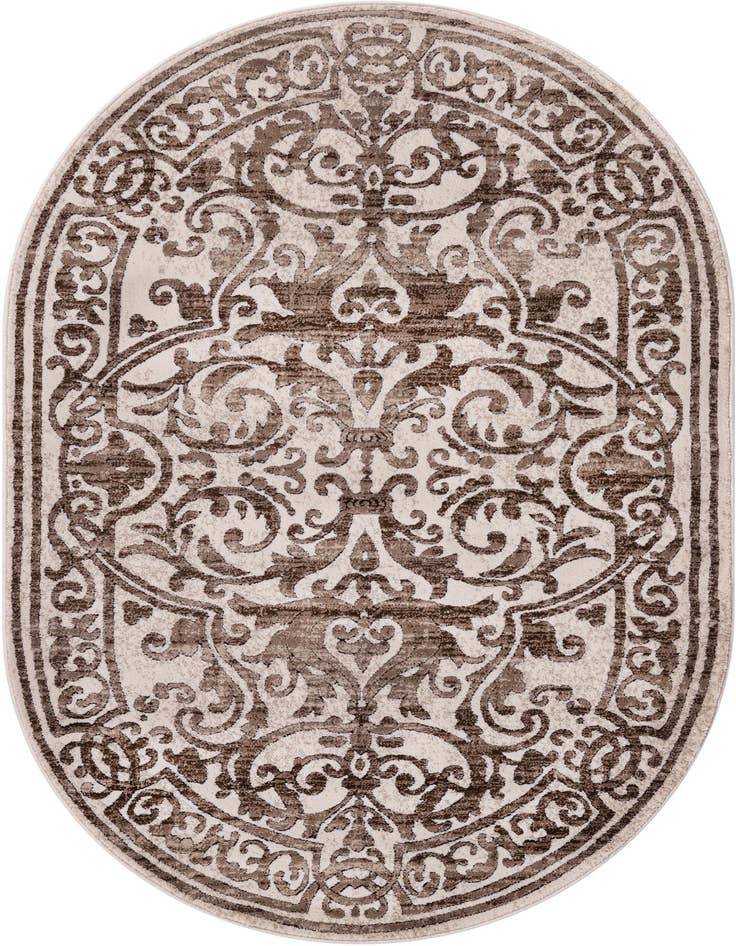 Detail image of 4' x 6' Hermitage Oval Rug