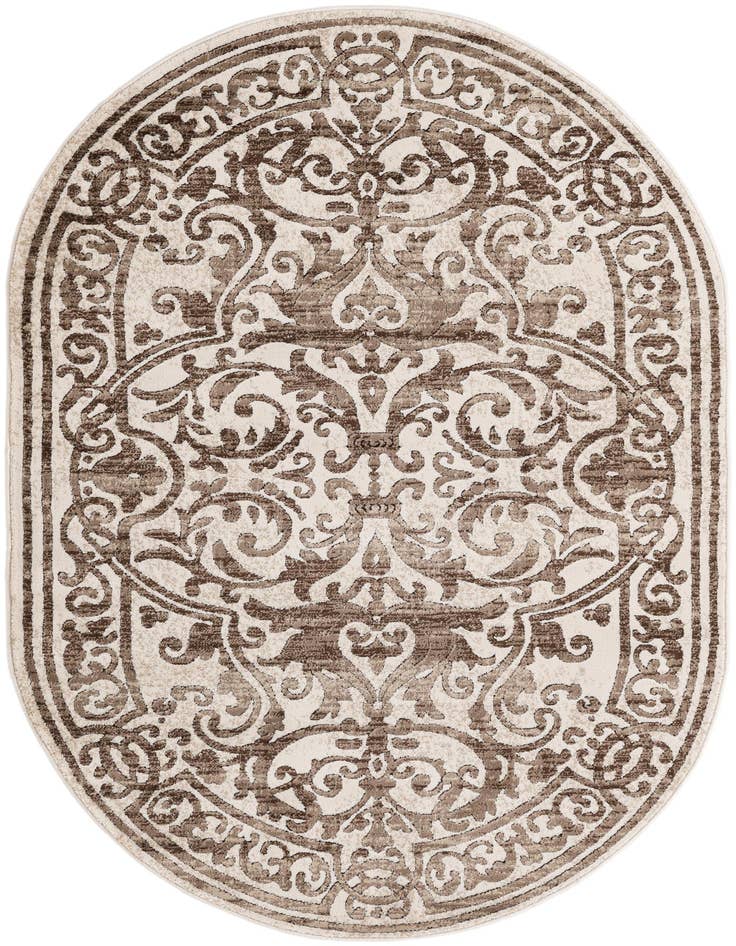 Detail image of 2' x 3' Hermitage Oval Rug