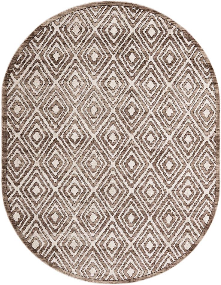 Detail image of 7' x 10' Hermitage Oval Rug