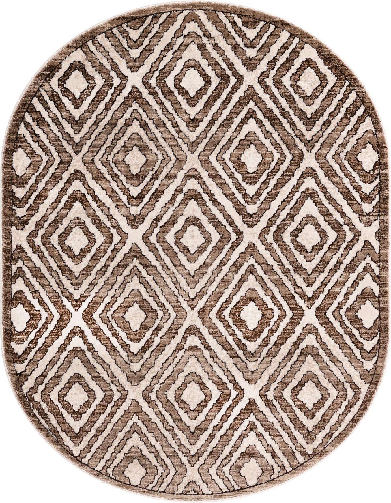 Primary image 4' x 6' Hermitage Oval Rug