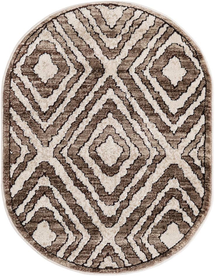 Detail image of 2' x 3' Hermitage Oval Rug