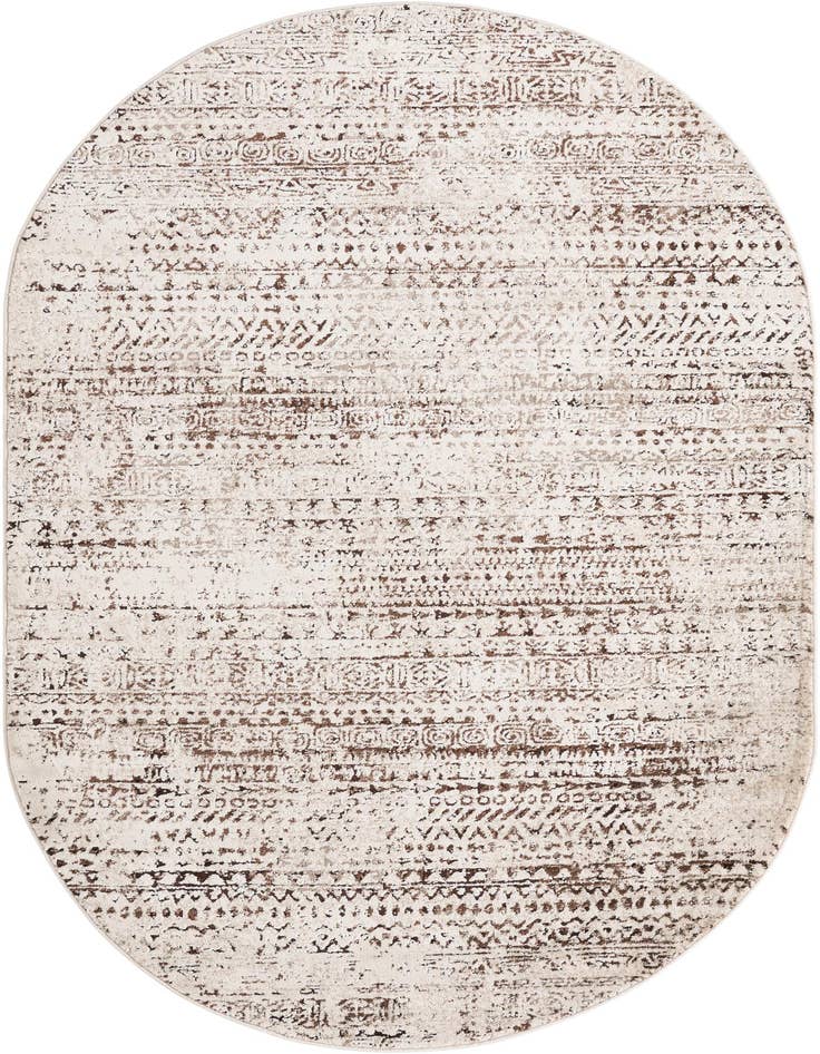 Detail image of 5' 3 x 8' Hermitage Oval Rug