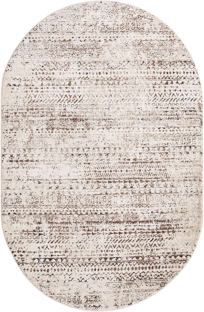 5' 3 x 8' Hermitage Oval Rug