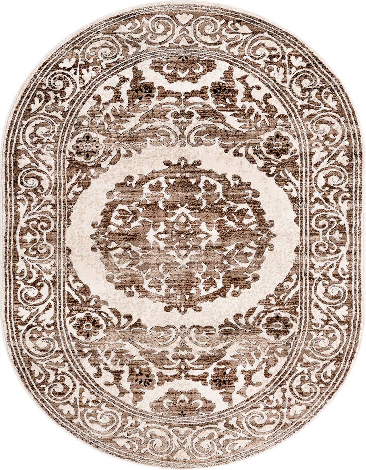 Detail image of 4' x 6' Hermitage Oval Rug