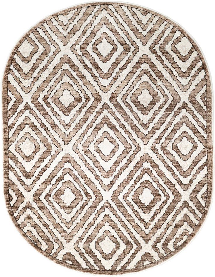 Detail image of 3' 3 x 5' 3 Hermitage Oval Rug