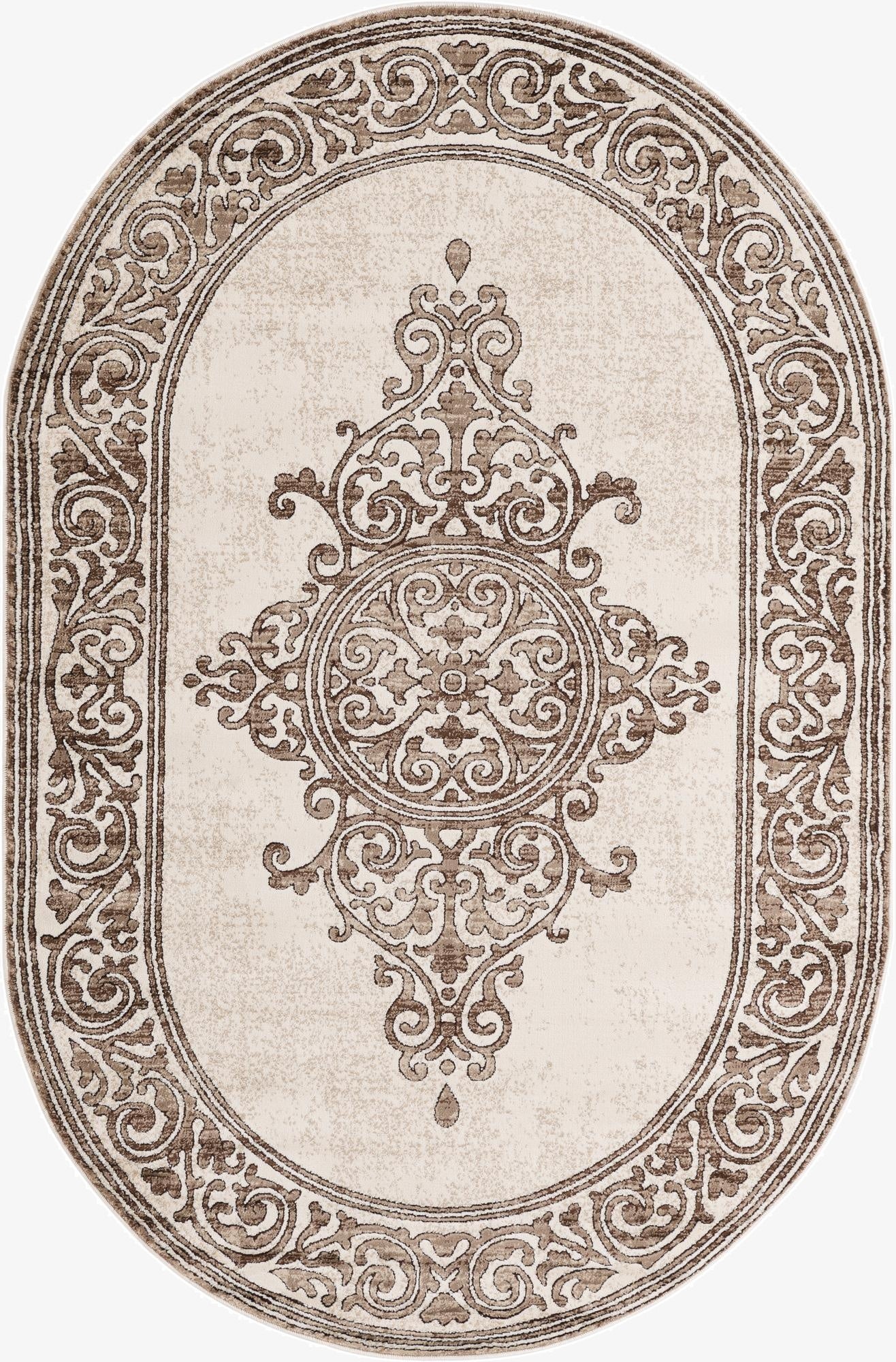 Primary image 5' 3 x 8' Hermitage Oval Rug