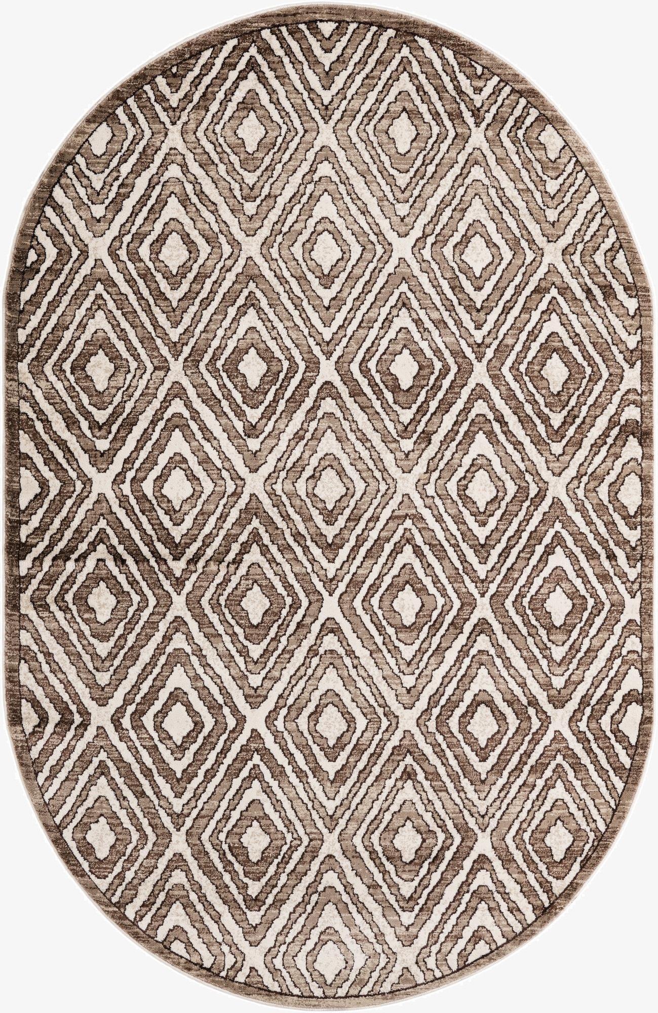 5' 3 x 8' Hermitage Oval Rug