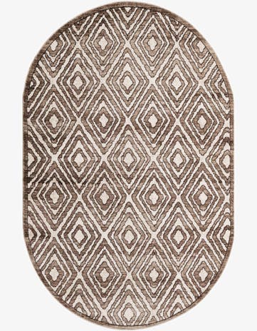 5' 3 x 8' Hermitage Oval Rug
