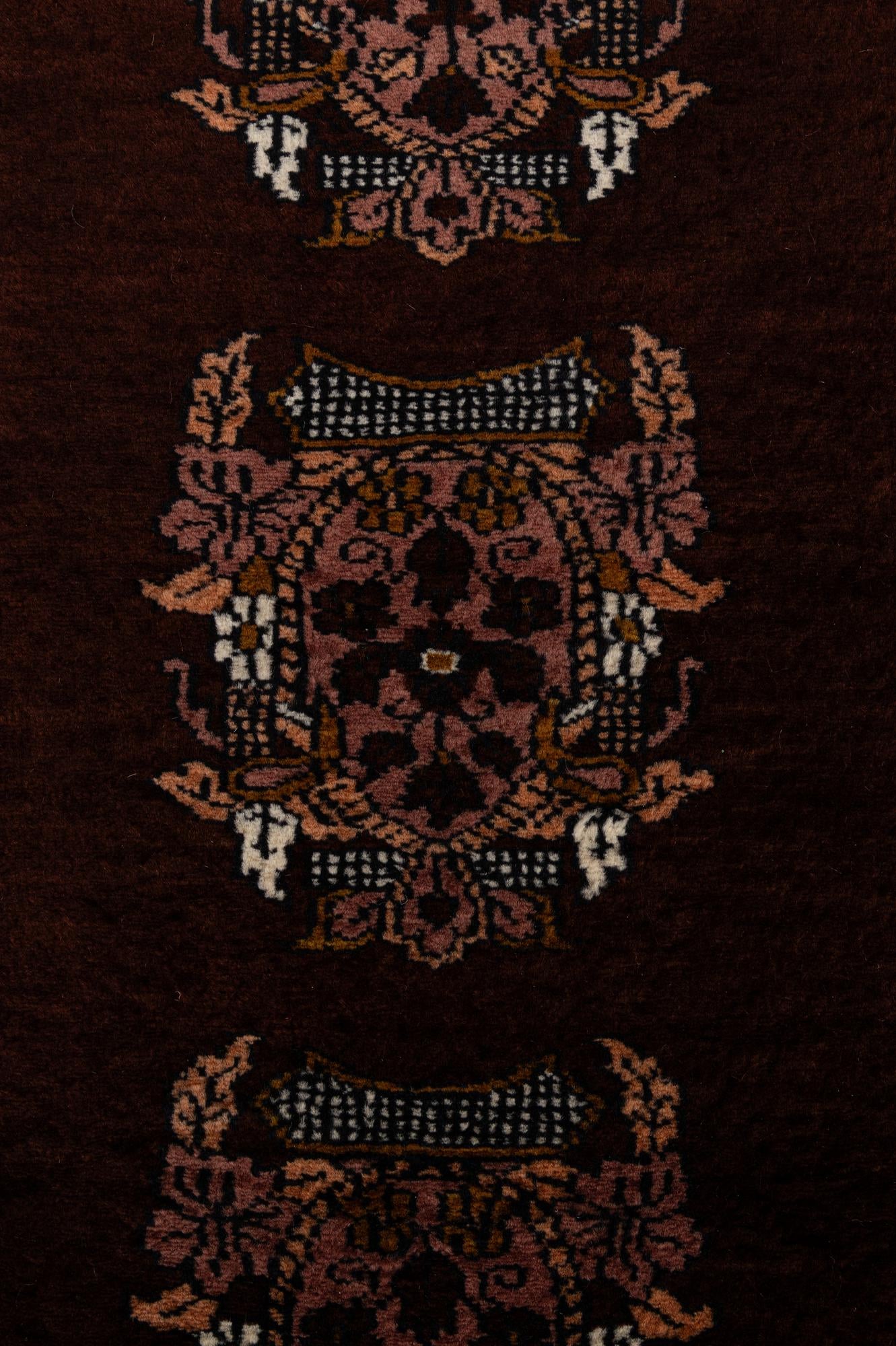 4' 1 x 5' 11 Hand Knotted Bokhara Oriental Wool Rug