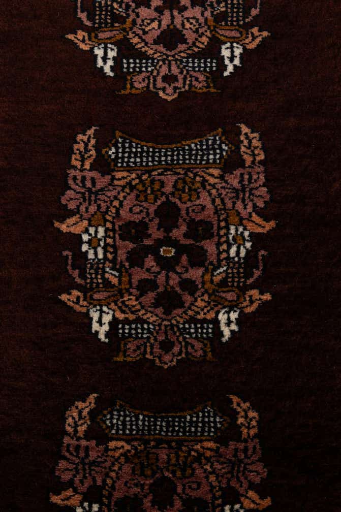 4' 1 x 5' 11 Hand Knotted Bokhara Oriental Wool Rug