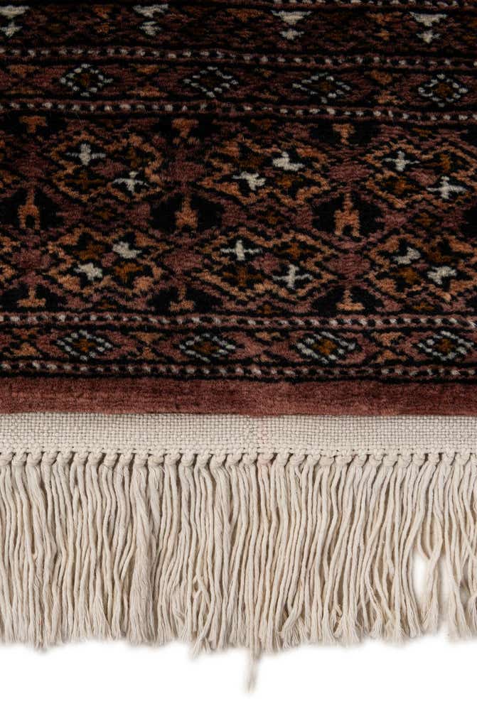 4' 1 x 5' 11 Hand Knotted Bokhara Oriental Wool Rug