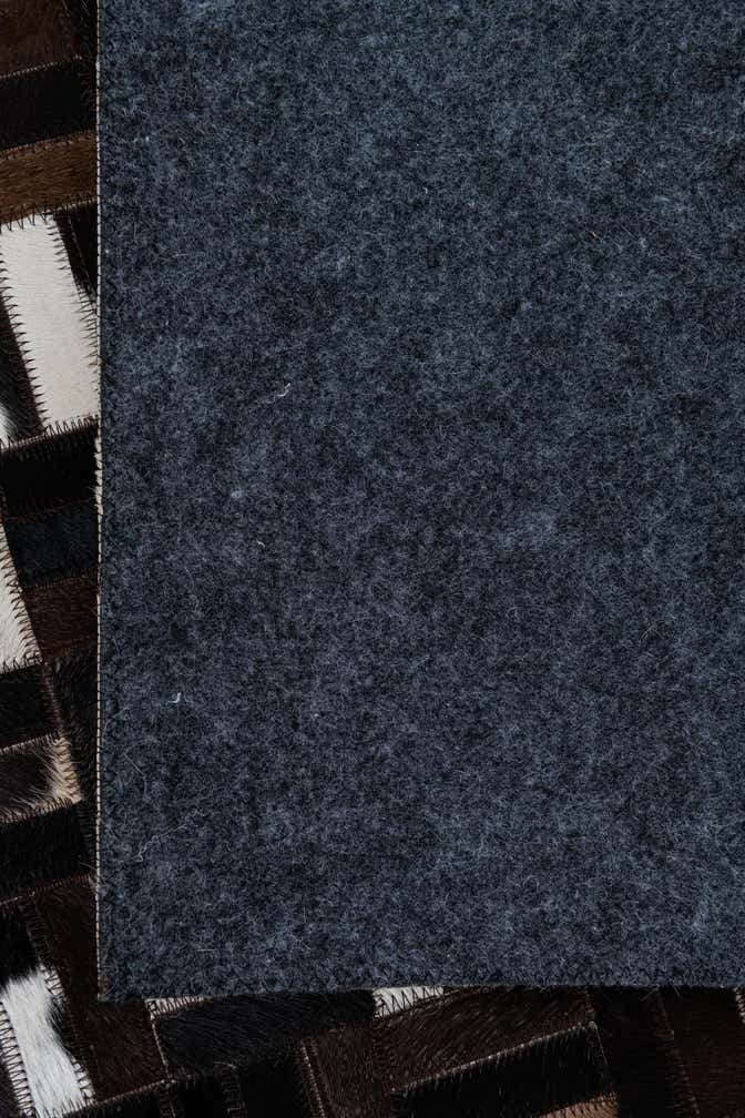 7' 8 x 9' 10 Cowhide Leather Rug