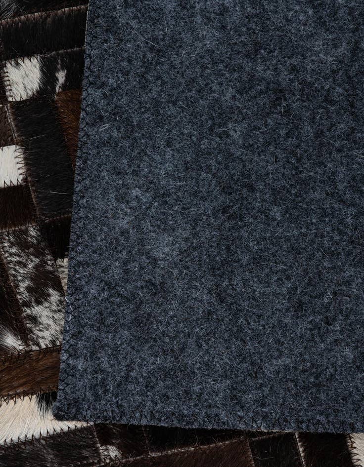 Detail image of 2' 1 x 3' Cowhide Leather Rug