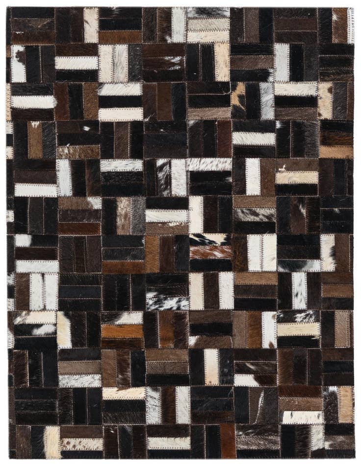 Detail image of 2' x 3' Cowhide Leather Rug