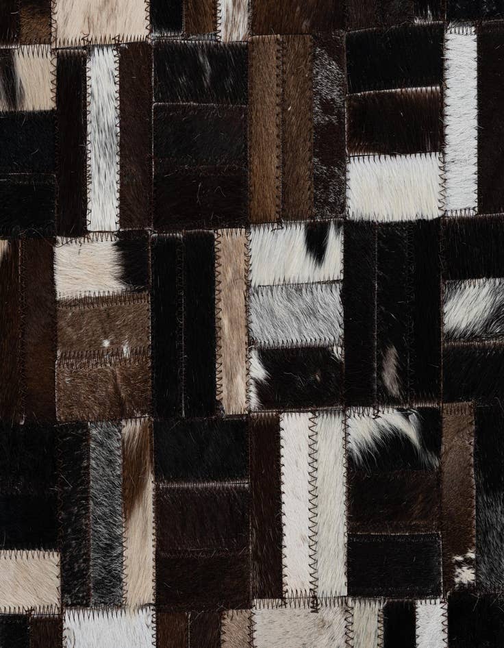 Detail image of 2' x 3' Cowhide Leather Rug