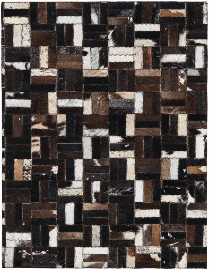 Detail image of 2' x 3' Cowhide Leather Rug