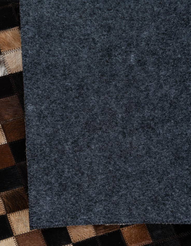 Detail image of 5' x 7' 8 Cowhide Leather Rug