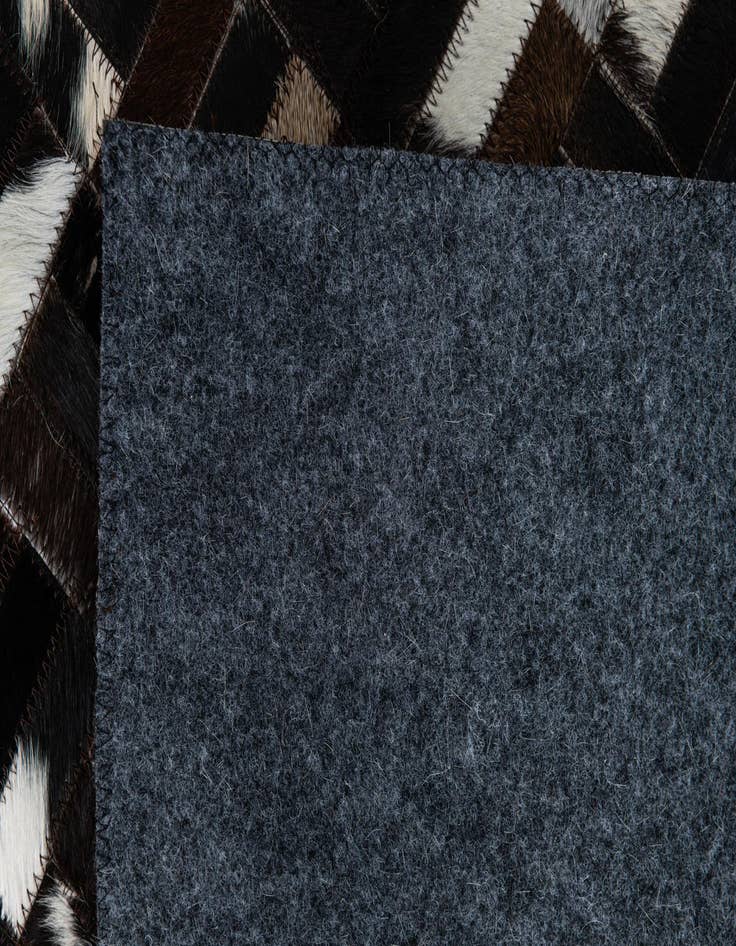 Detail image of 2' 1 x 3' Cowhide Leather Rug