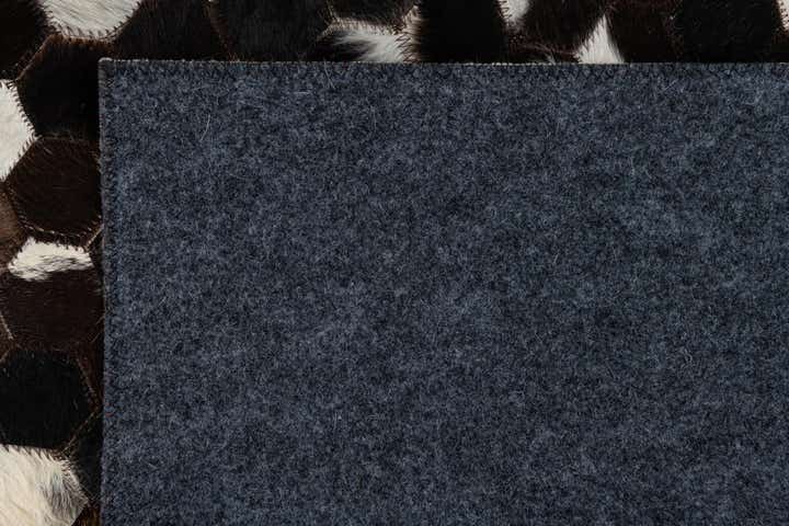 5' x 8' Cowhide Leather Rug
