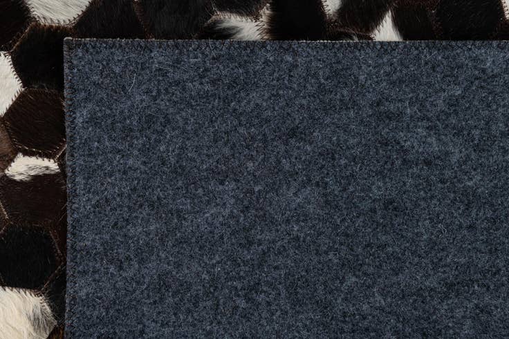 Detail image of 5' x 8' Cowhide Leather Rug