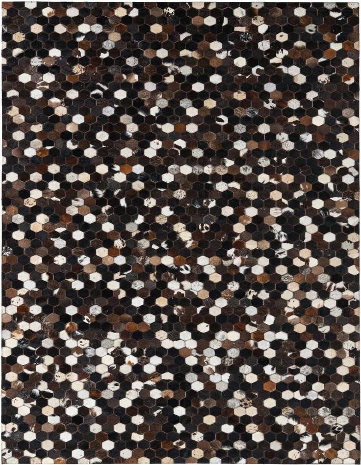 Detail image of 5' x 8' Cowhide Leather Rug