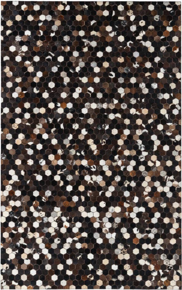 Detail image of 5' x 8' Cowhide Leather Rug