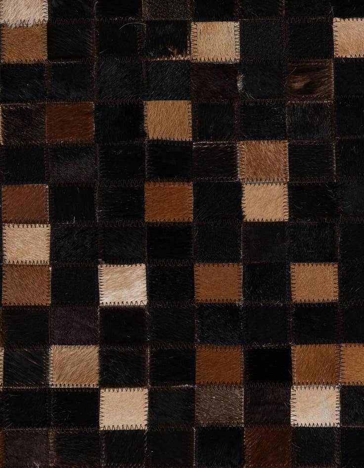 Detail image of 5' x 8' Cowhide Leather Rug