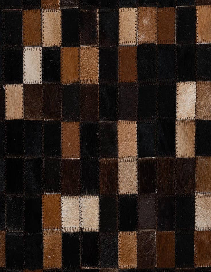 Detail image of 5' x 8' Cowhide Leather Rug