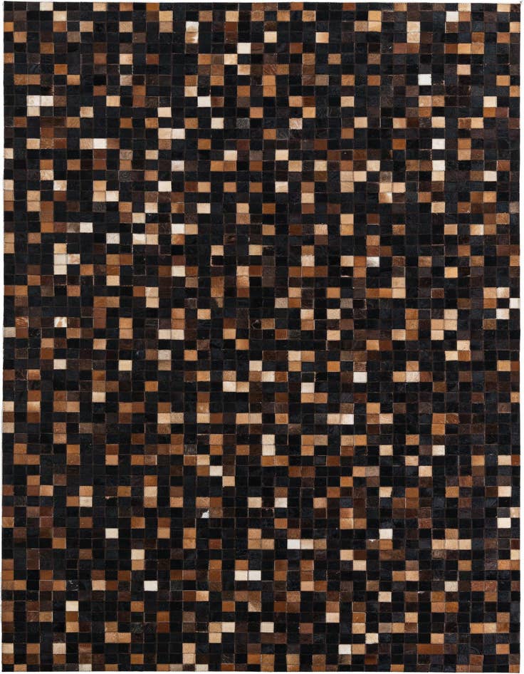Detail image of 5' x 8' Cowhide Leather Rug
